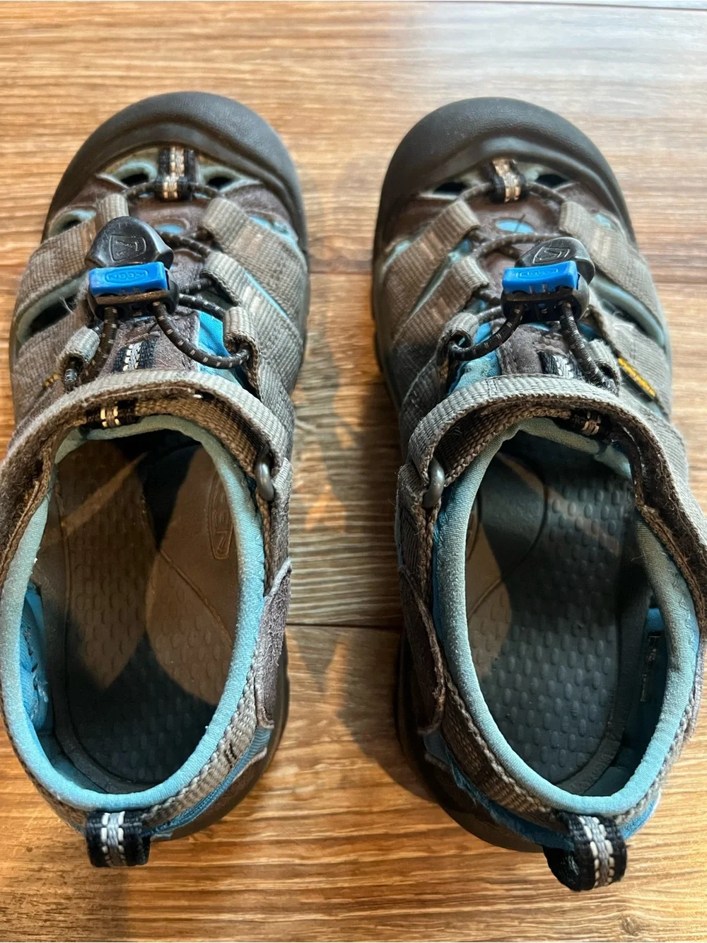 Keen Grey and Teal Outdoor Sandals Washable